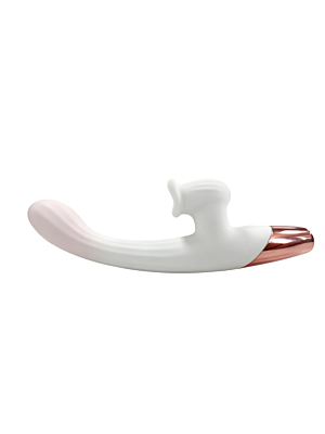 Dual Action Heating Vibe – Thrusting & Suction Rabbit Vibrator