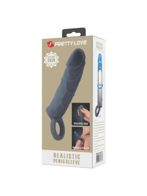 Pretty Love Realistic Penis Sleeve Black III
