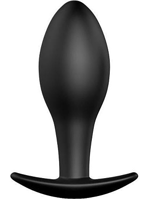 Pretty Love Silicone Butt Plug Black 8,5cm