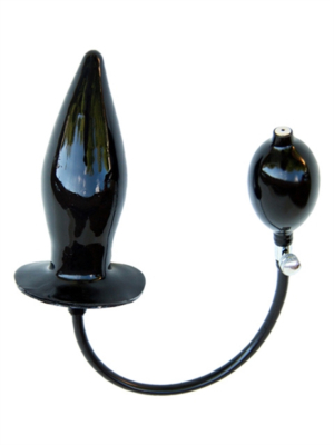 Mister B - Inflatable Solid Butt Plug - Black XL