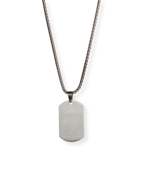 Master of the House Dog Tag Stainless Steel Brushed