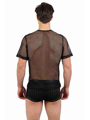 Mens Net Top - Black 
