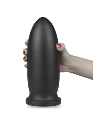 9" King Sized Anal Bomber Black

