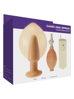Kinx Zeppelin Inflatable Butt Plug Flesh OS