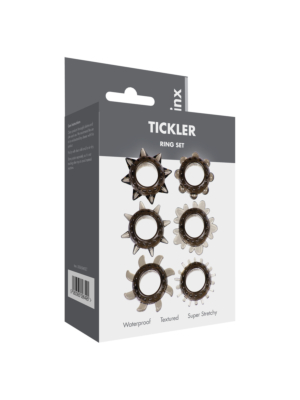 Linx Tickler Set Textured Ring Smoke