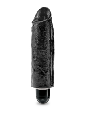 King Cock 6 Inch Vibrating Stiffy - Black