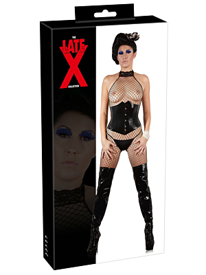 Latex Waist Cincher black