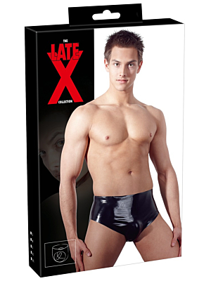 Men's Latex Briefs with Plug