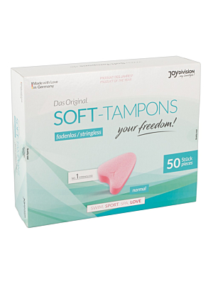 Soft Tampons Normal - 50pcs | Joydivision