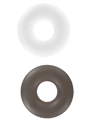 Toy Joy Stud Rings 2Pcs - Transparent Elastic Pleasure