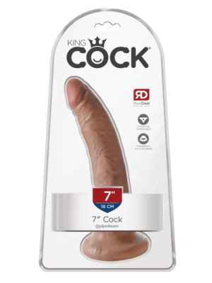 Pipedream King Cock 18cm Tan - Realistic Caramel Delight