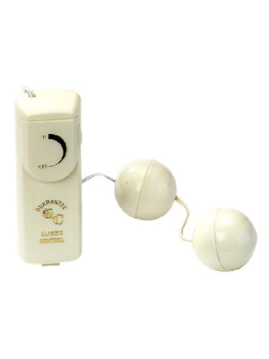 Vibrating Kegel Balls - Seven Creations Vibrating Duoballs Gold