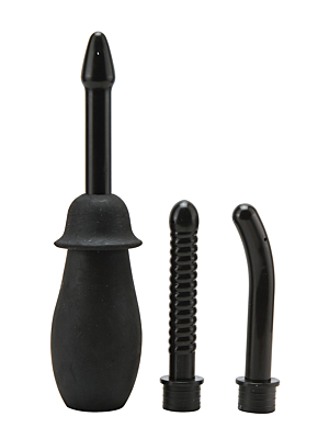 Anal Douche Kit - Seven Creations 25135 Black
