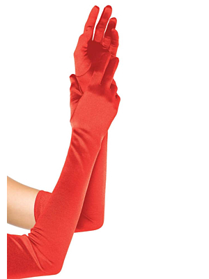 Extra Long Satin Gloves