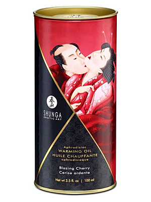 Aphrodisiac Warming Oil - Blazing Cherry - 100ml