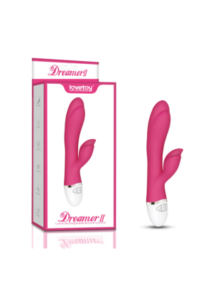 Rabbit Vibrator - Lovetoy Vibe Dreamer II Rechargeable Pink