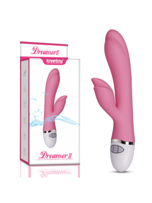 Rose Vibrator - Lovetoy Dreamer II Rechargeable Rose Pink