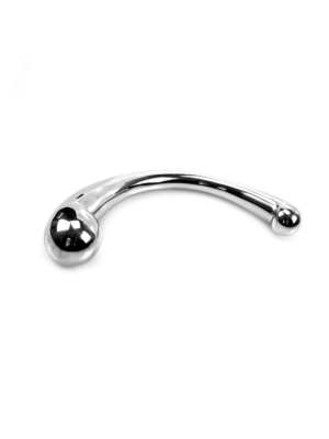 Stainless Steel Anal Dildo - Kiotos Curve Stainless Steel Anal Dildo Silver