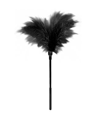 GP SMALL FEATHER TICKLER BLACK