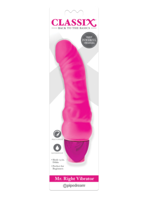 Classix Mr. Right Realistic Vibrator 15 cm (Pink) - Pipedream