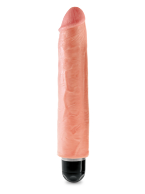 King Cock 10 Inch Vibrating Stiffy - Skin