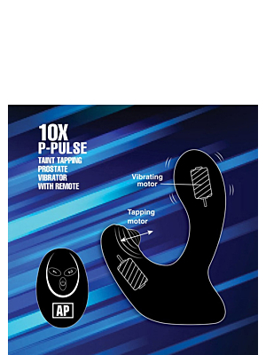 Alpha Pro 10X Silicone Prostate Vibrator with Remote Control