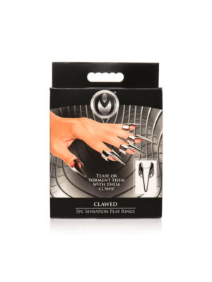 XR Brands Clawed - Sensation Play Rings - 5 Pieces