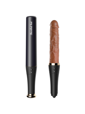 Baseball Bat Thrusting - Licking Vibration Dildo 
