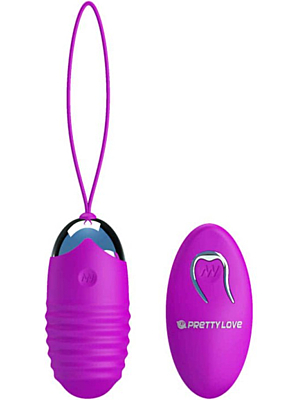 Silicone Vibrating Vaginal Egg Jessica (Purple) - Pretty Love