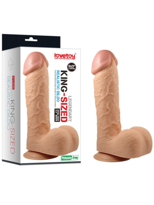 Realistic Dildo - Lovetoy King Sized Realistic Dildo 2206 23cm Skin