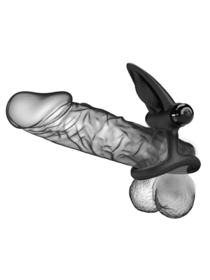 Pretty Love Vibration Cockring Black