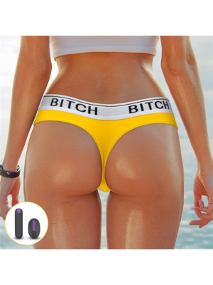 XL / 2XL Vibrating Panties - Bitch