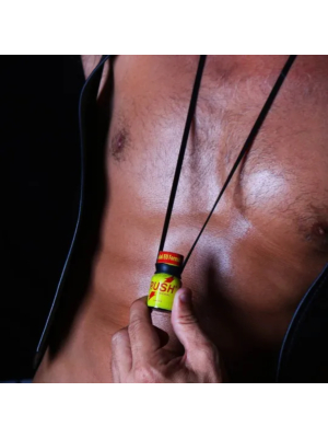 Black Silicone Elastic Lanyard Bottle Holder