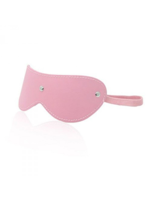 Fetish Blindfold Mask PINK (Vegan Leather)