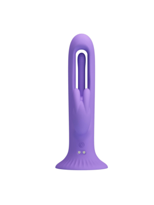 Pretty Love Killmoulis Rabbit Vibrator – 12 Functions & 4 Wiggling Settings – Purple