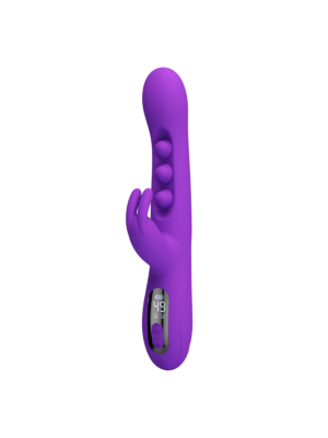 Pretty Love Sabien Thumping Rabbit Vibrator with LED Display Purple