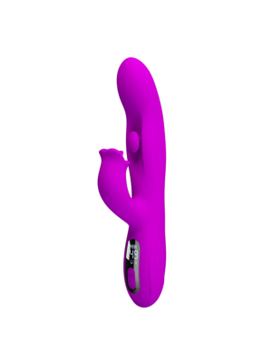 Pretty Love Yalanda Nodding Rabbit Vibrator with LED Display Purple