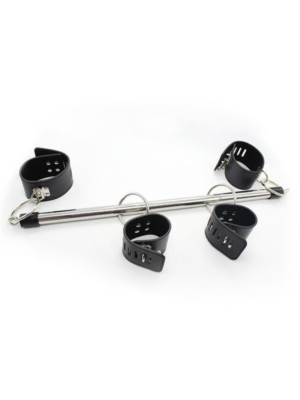 Hogtie Tube Restraint Bar with cuffs