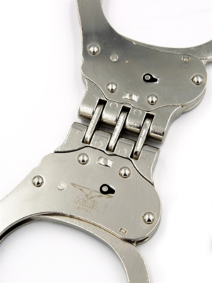 Mister B HandCuffs Hinged Steel