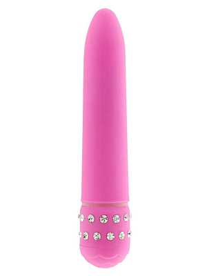 Classic Vibrator Diamond Superbe (Pink) - Toy Joy
