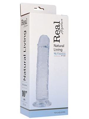 Realistic Clear Dildo Emotion Medium 25cm - Toyz4lovers