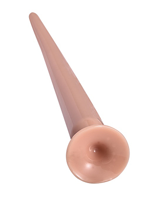 Dildo Deep Inside Natural PVC Suction Cup 34 Cm
