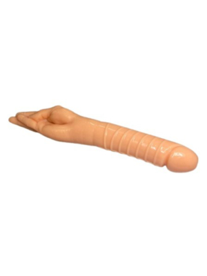 Dildo Fisting Double, PVC, Natural, 38 cm