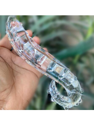 Dildo Tentacle Sticla Transparent Passion Labs