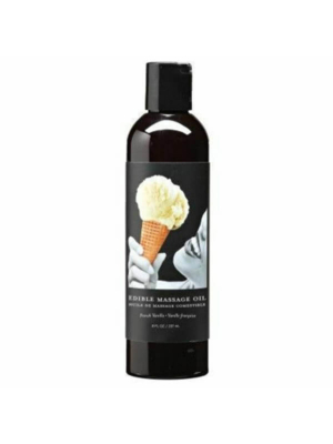Earthly Body Edible Massage Oil Vanilla 2oz
