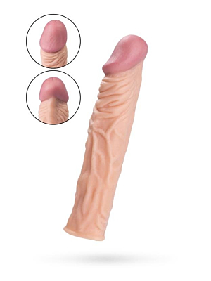 Boost Softskin Penis Sleeve (Flesh) - A Toys - Cock Extender