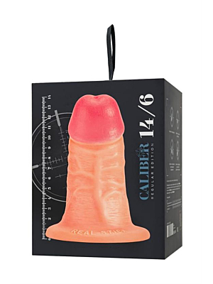 Realistic dildo Caliber 14/6 PVC flesh