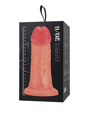 Realistic dildo Caliber 20/6 PVC flesh