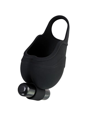 EROTIST Scrotum cover with an erection ring and vibration Attraction, silicon