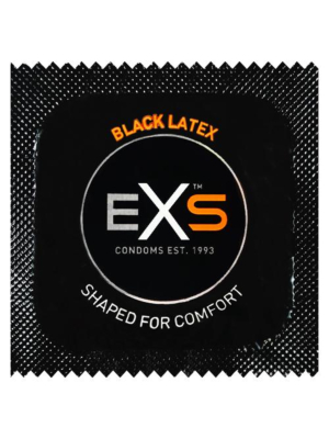 EXS Black Latex Condom - 1pc.
